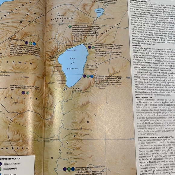 The Harper Concise Atlas Of The Bible HC/DJ Book EXC - Picture 12 of 16